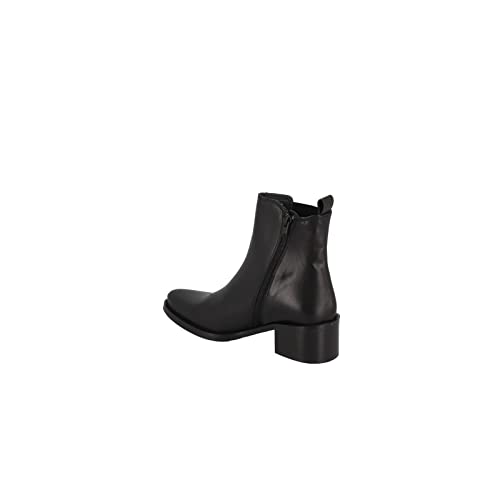 MYMA Boots Chelsea Effet Crocodile Noir
