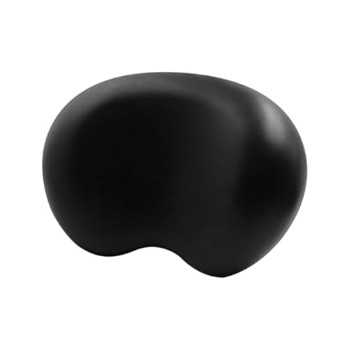 jojofuny Almohada de Baño Antideslizante 3D para Bañera Cojín Reposacabezas Negro de Secado Rápido y Ajustable Accesorios para Baños Apto para Adultos