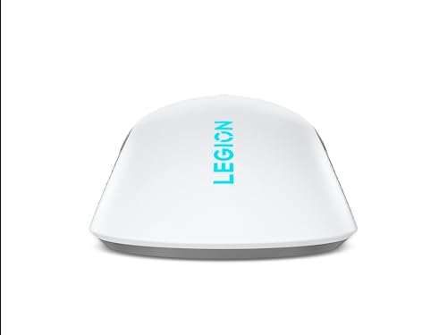Image of Lenovo Legion M600 RGB Wireless Gaming Mouse - 16,000 DPI, 9 Programmable Buttons, 200-Hour Battery Life, 50-Million Clicks Durability - Ambidextrous Computer Mouse (Stingray)