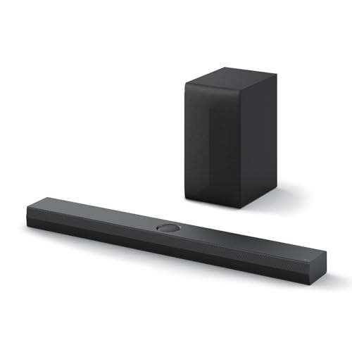 Image of LG Soundbar SQ70TY, 400W, 3.1.1Ch, Dolby Atmos & DTS: X, Hi-Res Audio, Center Up-Firing Speaker, AI Sound Pro, Wow Synergy, Wireless Subwoofer, QNED Matching Bracket Inside (2024 QNED TV)