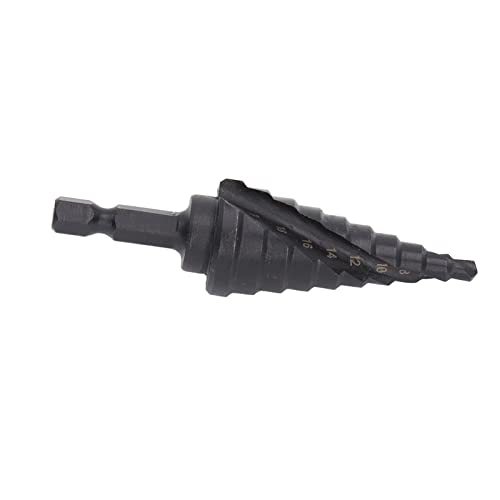 Naroote 1 Count Step Drill Bit for Metal HSS Spiral Groove Cone Drill Bit, 3.07 Inches, Hex Shank, Finish - Image 4