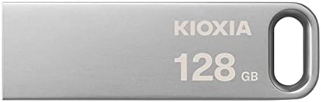 KIOXIA TransMemory U366 USB Flash Drive 128GB 3.0 USB File Transfer on PC/MAC, Metal