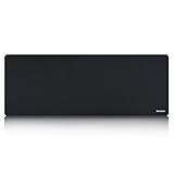 Senetem XXXL Large Mouse Pad, Ultra-Smooth Gaming Mousepad, Non-Slip Rubber Base, Washable Surface Fits Wired & Wireless Mouse – Oversized Big & Long Keyboard Computer Black Mat for Desk, 35.4x15.7 in