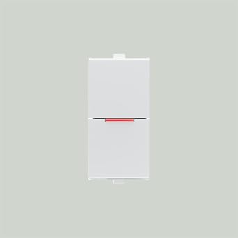 Anchor By Panasonic 1 Way 1 m Penta Modular Flat Switch (White, 6A) - Pack of 20