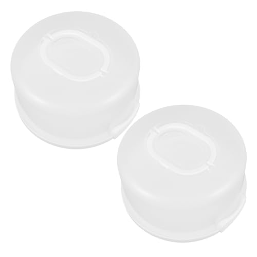 FIXOSHEE 2 Piezas Ahorrador taper para pasteles Party Cake Carrier tortenkarton PP Transparent