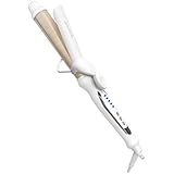 BAYATA コテ 32MM ヘアアイロン カールアイロン シルクプロコテ【瞬間水分蒸発しない・140℃〜220℃・マイナスイオン・海外対応】5段階温度調節 全髪質対応 急速立ち上がり 1時間自動オフ 100V-240V海外対応