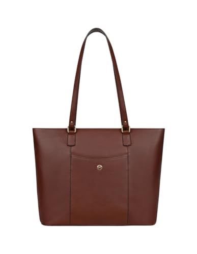 Sac cabas Hexagona marron grand format A4 et portable pour femme