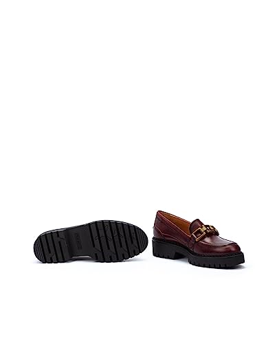 Image of PIKOLINOS Aldaya W6P3742 Women's Loafers - Premium Calfskin Leather Slip-On - Lightweight Comfort, Removable Insole, Medium & Wide Width Ergonomic Everyday Support