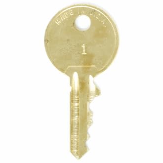 File Cabinet, Desk or Cubicle Replacement Key for Yale Lock 1358