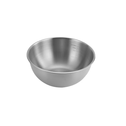 Bol de mélange d'acier inoxydable 25cm au design argent élégant - 2