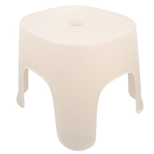 LOLIPPYY Taburete para Inodoro Grande de Plástico PVC Antideslizante Almohadilla, Reposapiés Doméstico Ligero y Apilable, Taburete Escalonado para Adultos, Uso Baño y Entrenamiento
