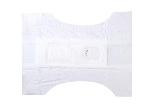 Image of All-Absorb Disposable Female Dog Diapers, White and Blue, X-Large (Pack of 2)