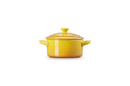 Image of Le Creuset Stoneware Mini Round Cocotte, 8oz., Nectar