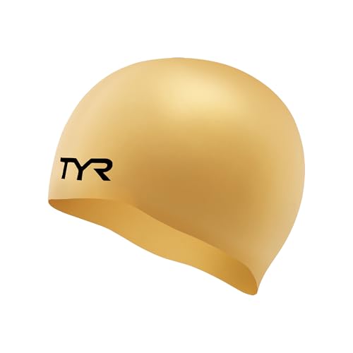 Image of TYR Silicone Swim Cap for Men and Women - Wrinkle-Free, Durable & Tear Resistant, Low Drag Training & Competition Cap