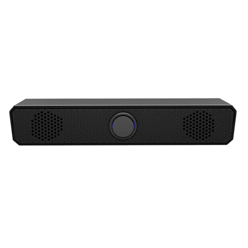 USB Powered Sound Bar Speaker for Computer Desktop Laptops PC, Black