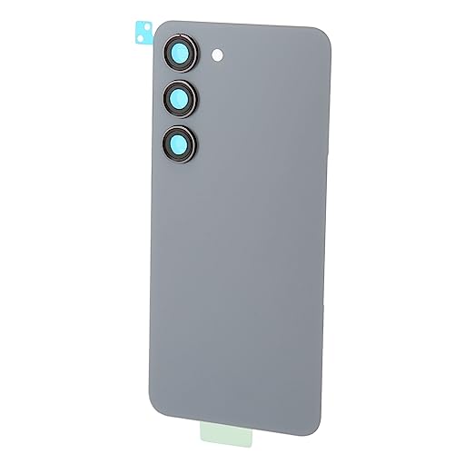 Coperchio di Vetro Posteriore Sostitutivo per S23 con Lenti Adesive Pre -installate e Nastro Adesivo Grey