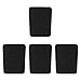 FytStycale 4Pcs Shin Guards Black Versatile Comfortable Foam Padded Professional Men Women Liner Gear Equipment Accessory Protector