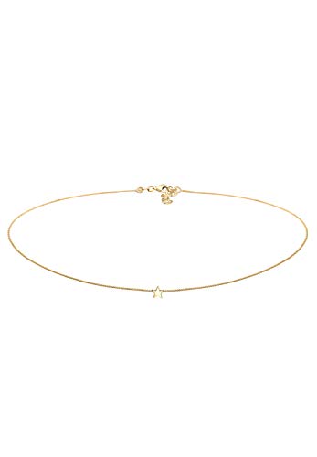 Preisvergleich Produktbild Elli Halskette Damen Basic Stern Astro Choker in 925 Sterling Silber