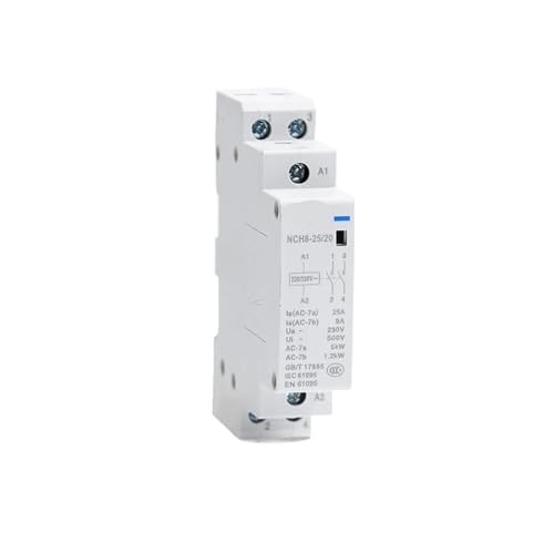 Contacteur ca monophasé tableau modulaire NCH8-25/20 relais commande 25A 220V 2NO