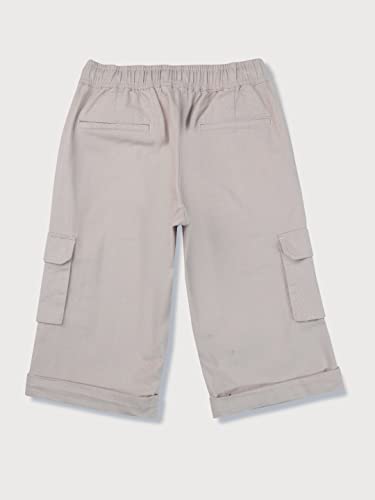 Image of Gini & Jony Boys Yellow Solid Cotton Elasticated Bermuda