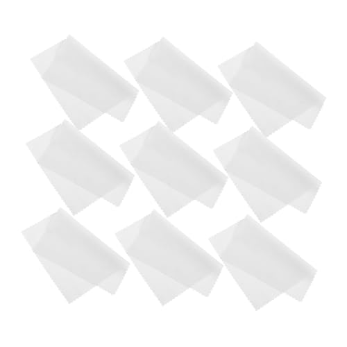 Holibanna 10pcs Soft Cleaning Cloth for Musical Instruments Gentle Durable and Washable Polishing Cloth for Guitar Violin Cello Piano Clarinet and More