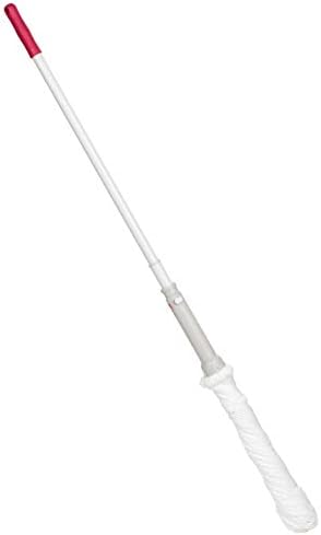 Kleeneze KL062499UFEU7 Anti-Bac Extendable Telescopic Easy-Wringing Twist Mop, Treated with Anti-Bac Protection, 129 cm, White