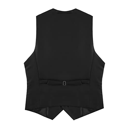 YiZYiF Gilet Uomo Senza Maniche Scollo a V