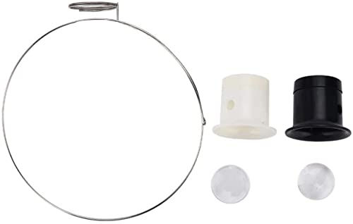 5x 10x ferramenta lupa lupa headband lupa óculos led intercambiáveis 2 lentes substituíveis conjunto