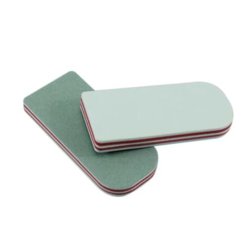 EXAOMBLE 10個 重作業用両面研磨抛光板 ネイルファイル兼用金銀宝飾研磨ツール ホームサロンモール対応傷なし多用途研削サンディング