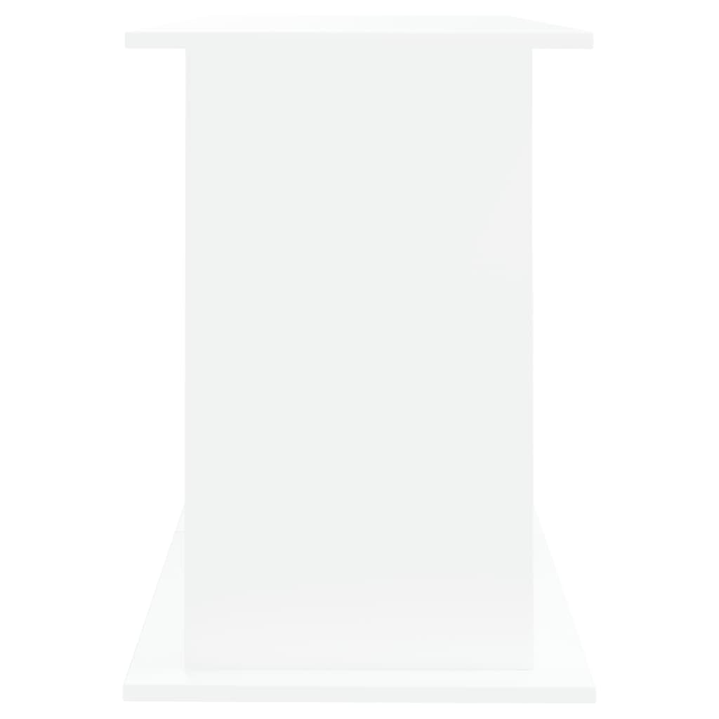 IKAYAA Mueble para Acuario de MDF 121 x 41 x 58 cm Soporte para Acuario Soporte para Tanque de Reptiles con Gabinete de Almacenamiento para Salón, Oficina, Recepción, Blanco