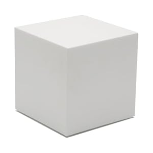 Younikat 2822-002 Präsentationssockel Weißer Würfel