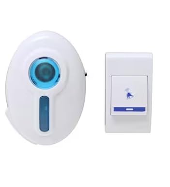 Nutts Wireless Doorbell Over 100 Feet Range | Multiple Ringtones Receiver Transmitter, Easy Install, Door Bell for Home, Office, Hospital