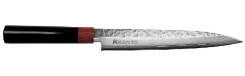 sushi knife japanese made - SETO Japanese Chef Knives: Damascus Forged Steel from World Famous Seki, Japan (I-7: 210m/ m: SASHIMI KNIFE)