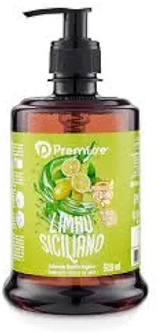Sabonete Líquido Vegano Sem Parabenos Hidratação Profunda 500ML Limão Siciliano Premisse