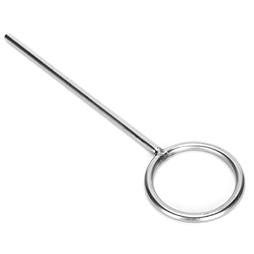 HUSHUI - HUSHUI Labor-Stützring, Rostfreier Stahl, Beständig für Bechergläser, mit Leichtem, Langlebigem Design für Biologische Prüfstände (60mm)