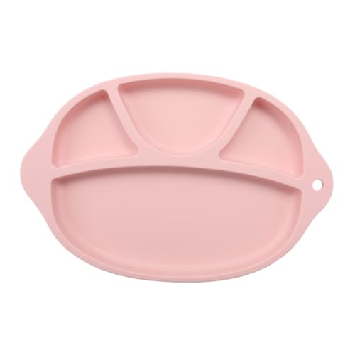 COOLHIYA Silicone Table Mat and Feeding Bowl Set Toddler Plate Kids Dinnerware Sets Easy to Clean