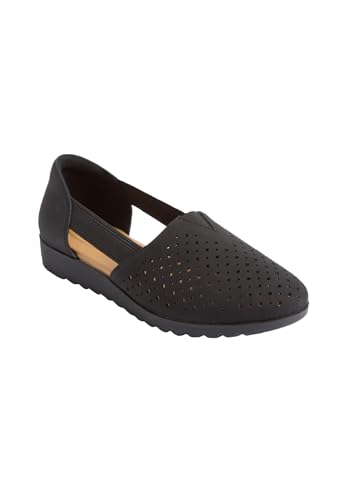 Comfortview Women's The Zoe Slip On Flat (Wide Widths Available)