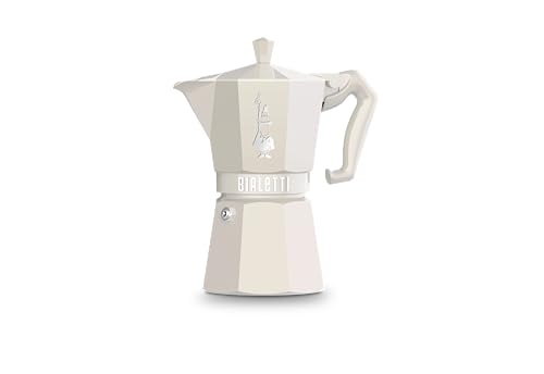 Bialetti Moka Exclusive Creme, für 6 Tassen, zur direkten Verwendung über dem Feuer (Kaffeemaschine, Espressomaschine, Moca) Bialetti Moka Exclusive Creme, für 6 Tassen, zur direkten Verwendung über dem Feuer (Kaffeemaschine, Espressomaschine, Moca)