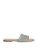 Corina Sandalias Planas para Mujer, Modelo M5460, Estilo Casual, Diseño Ligero con Suela Flexible, Azul, Talla 38