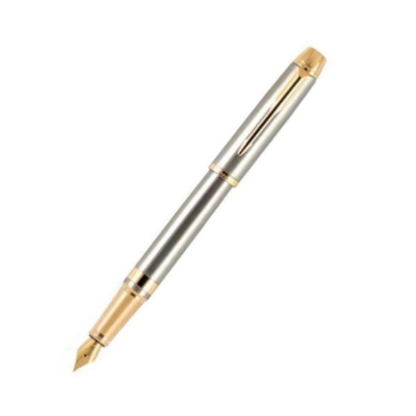 Parker Odyssey Brushed Metal| Gold Trim |Fountain Pen