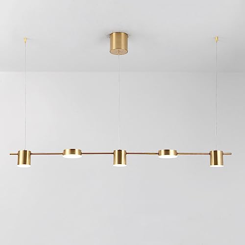 Suspension linéaire LED dimmable pour ajuster l'ambiance de la cuisine