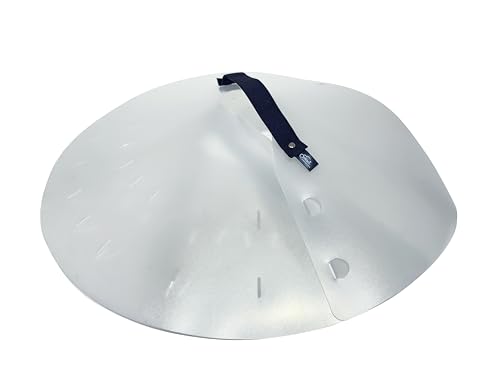 Jokari Adjustable Tire Cleaning Shield, Fits 13-22 Inch Tires, Protects Rims and Hubcaps from Overspray, Durable Plastic Cone with Hand Strap for Easy Use and Accuracy