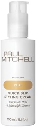 Paul Mitchell Quick Slip Styling Cream, Faster Styling + Touchable Hold, For Curly Hair + Wavy Hair