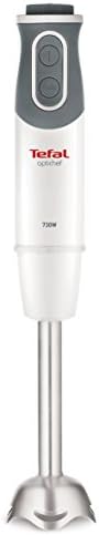 Tefal HB643140 Optichef Quartzite Hand Blender, 800 W, White