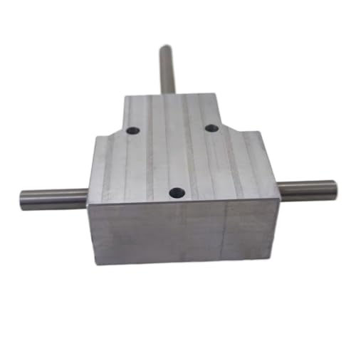 Gearbox Waterproof T Type Commutator 8mm Dual Shaft Spiral Bevel Gearbox 1:1 Transmission Right Angle Guide Box Steering Direction