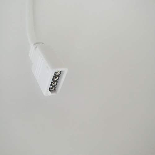 Wiring Connecting Terminals - 20pcs 10CM Wire 4PIN RGB Extension Cable Connector T Type 4Pins Plug for LED Strip Light RGB 5050 3528 LED Strip