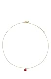 kate spade new york Womens, Amour Pendant, Dark Scarlet, One size
