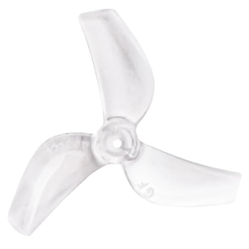 Hélice légère à 3 pales 1219S Clear 1mm pour drone FPV 0702 - Lot de 8