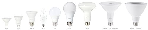 Image of AmazonBasics 60 Watt Equivalent, Soft White, Non-Dimmable, A19 LED Light Bulb - 2 Pack
