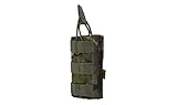  Delta Tactics Accessoire Airsoft - Poche Molle pour Chargeur Type M4/FAMAS - Couleur: Spanish Woodland - matière: Tissu Cordura